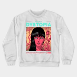 Dystopian Anime Girl Crewneck Sweatshirt